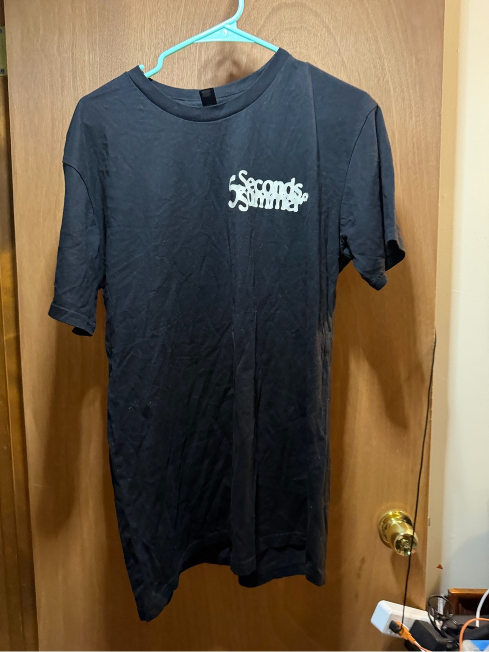 5 Seconds of Summer 5SOS Take My Hand World Tour Black T-Shirt Size L